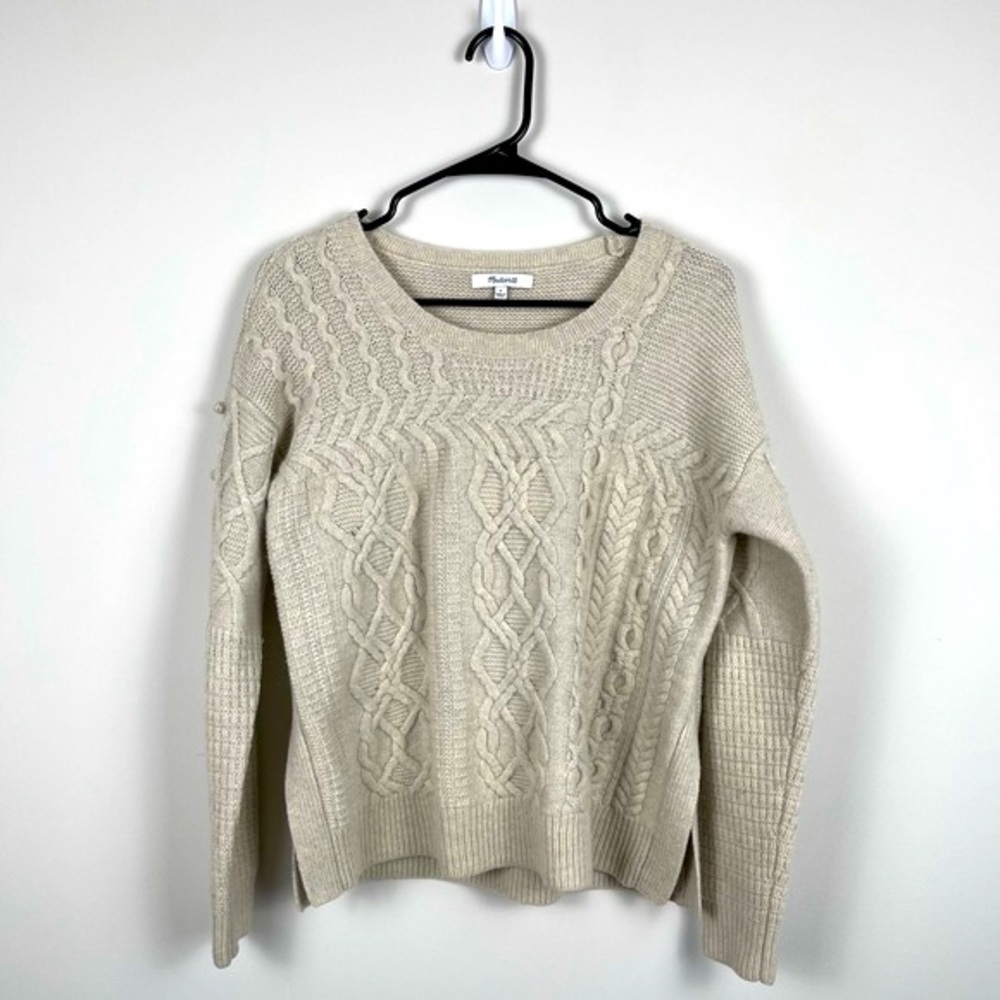 Madewell Open-Side Bobble Pullover Sweater - Picture 7 of 16